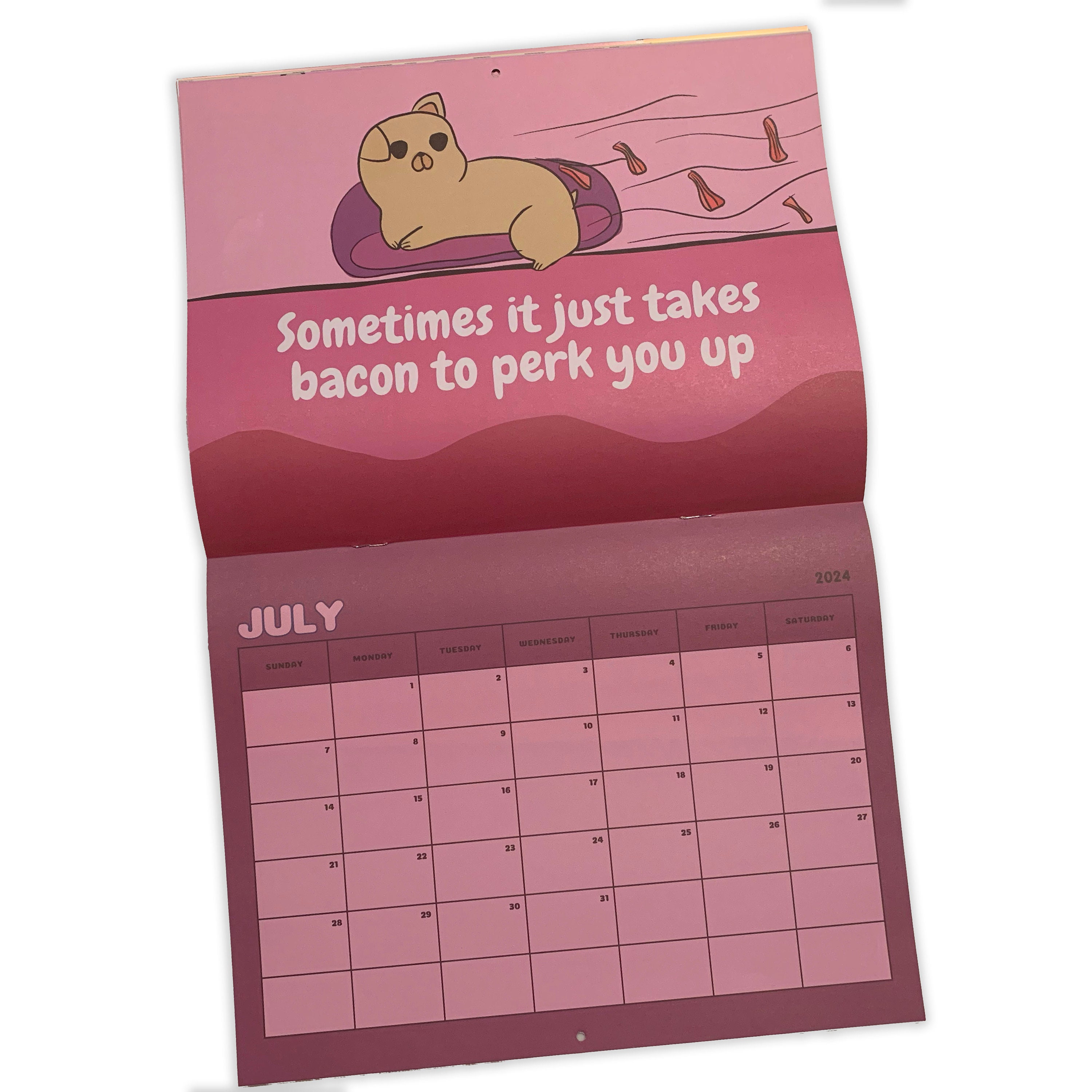 2024 Calendar Cute Animals Etsy