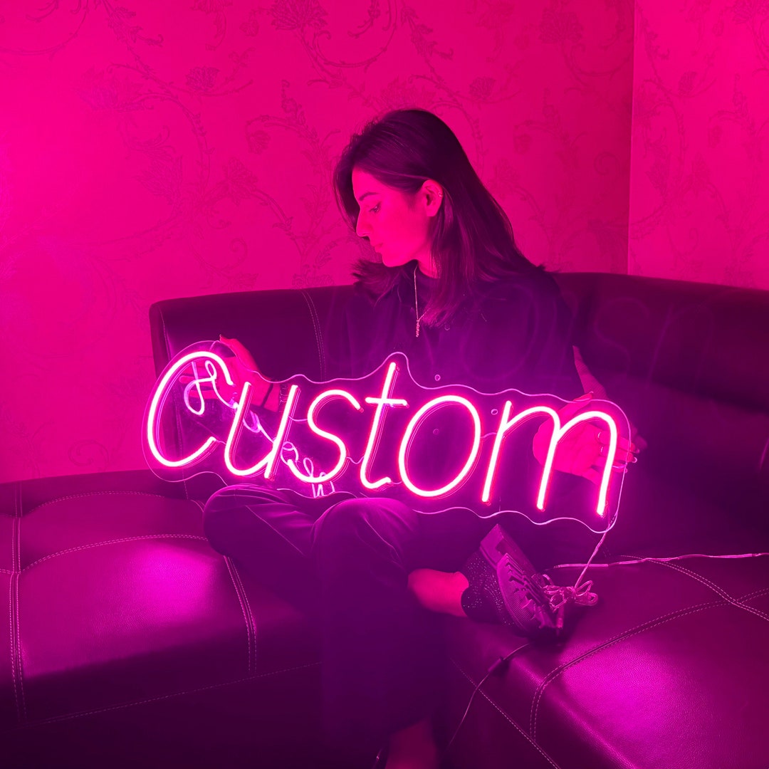 Custom Name Neon Sign Neon Sign Bedroom Led Neon Sign Wedding Neon Sign