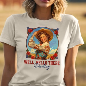 Retro Cowgirl Shirt, Cowboy Killer Country Shirt, Howdy Western Shirt, Southern Country Girl, Cowboy Tee, Boho Shirt, Vintage Western Tee