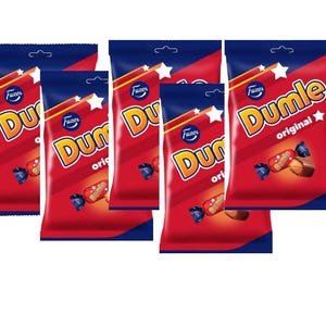 5x Dumle Chocolate 220g, Godis, Choklad, Swedish Candy, Kola med mjölkchokad, Swedish Gifts, Toffee