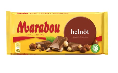Marabou Swedish Chocolate Bars 200g, Chocolate From Sweden, Marabou ...