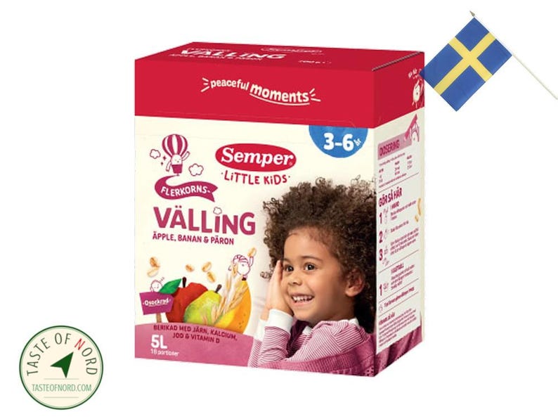 Semper Välling: Swedish Whole Grain Fruit Porridge (3-6 Years) - Etsy