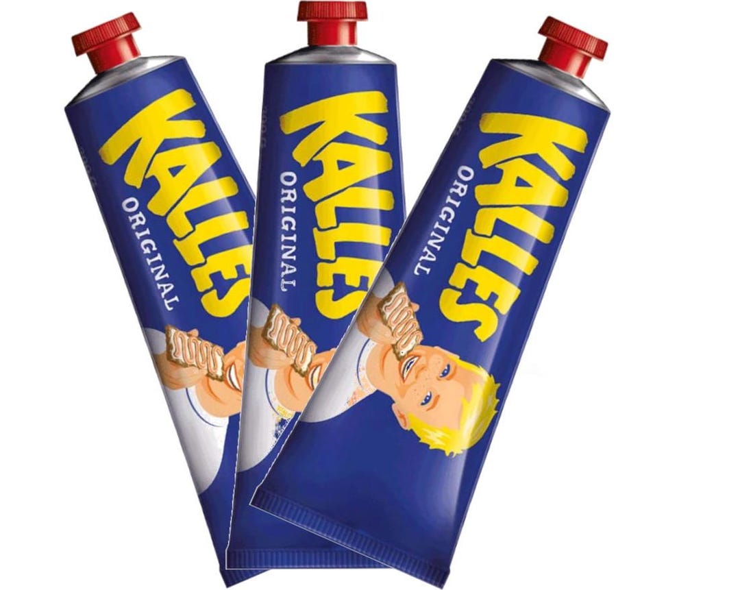 3 Tubes Kalles Kaviar: Smoked Cod Roe Spread, Swedish Classic, 190g - Etsy
