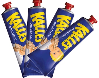 4x Kalles Kaviar: Crema de huevas de bacalao ahumada - Elaborada en Suecia (190 g)