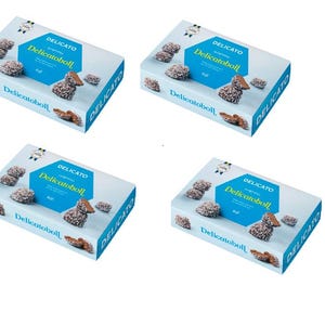 4x Delicato Delicatobollar, 240g, fika, cookies, swedish food, coconut cookies, Delicato cookies, swedish Pastries