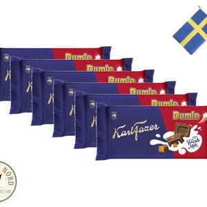Fazer Karl Fazer Dumle Original Chocolate Bar 6x 145g - Swedish Quality