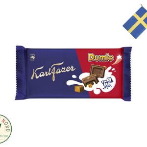 Fazer Karl Fazer Dumle Original Chocolate Bar 145g - Swedish Quality