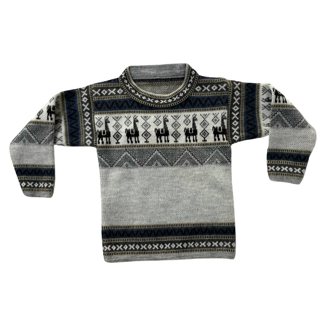 Alpaca Wool Kids Sweater - Etsy