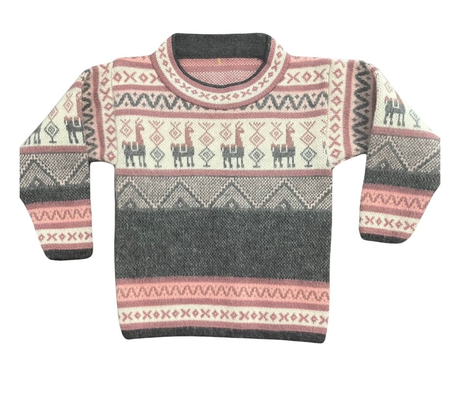 Alpaca Wool Kids Sweater - Etsy