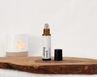 Calming Essential Oil Roller, Lavender Sage Aromatherapy Roll-on, Balancing Natural Self Care, Relaxing Chamomile Oil Blend, Christmas Gift