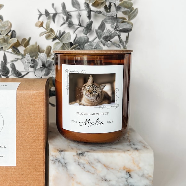 Custom Pet Loss Candle Etsy