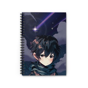 Spiral Notebook, Ruled Line, Back To School, Journal, Anime Lover, Spiral For Kids, Spiral Notebook For Boys, School Supplies, Kawaii