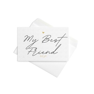 Carte de voeux meilleure amie - amitié à toutes les étapes - carte d'anniversaire d'un ami - carte de meilleurs amis pour toujours - carte d'ami sentimental