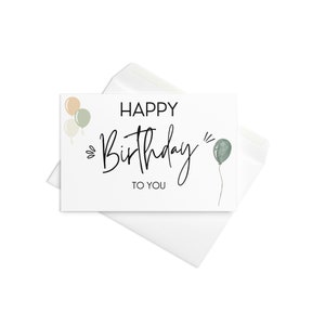 Biglietto d'auguri di buon compleanno, Biglietto di compleanno, Biglietto per regalo, Buon compleanno amico, Biglietto di compleanno sentimentale, Biglietto di compleanno per Bestie, HBD