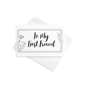 Carte de voeux meilleure amie - amitié à toutes les étapes - carte d'anniversaire d'un ami - carte de meilleurs amis pour toujours - carte d'ami sentimental