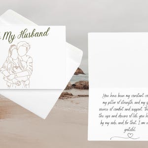 Cartão de felicitações do marido, cartão de aniversário do marido, melhor cartão do marido, feliz aniversário marido, cartão sentimental do marido, amo meu marido