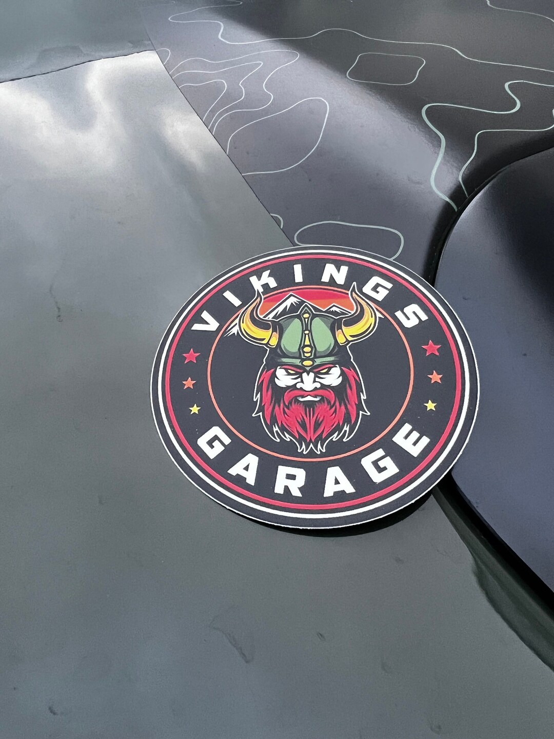 Vikings Garage Sticker 4runner Etsy
