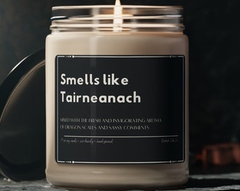 Smells like Tairn Candle, Fourth Wing Iron Flame Gift, Bookish Gift