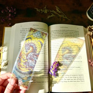 Fourth Wing Stained Glass Bookmark, Fourth Wing Fan Gift, Gift for Her, Book Lover Gift, Xaden Riorson, Dragon Bookmark, Fantasy Merch