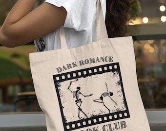 Dark Romance Book Club Tote Bag, Bookish Gift