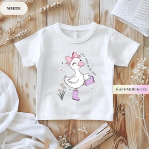 Silly Goose Newborn Infant Shirt Funny Coquette Girly Goose On The Loose Tee Cowgirl Farm Animal Shirt Girly Gift Birthday Tee Grandchild