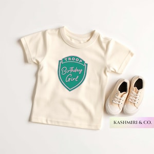 Troop Beverly Hills Birthday Girl Squad Toddler Shirt Pink Green Girls Themed BDay Party Preppy Crew Beverly Hills Baby Tee Hollywood Gift