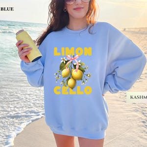 Limoncello Pink La Dolce Vita Italy Sweatshirt Y2K Lemon Girl Tomato Lover Summer Coastal Granddaughter Amalfi Coast Italy Tee Sweater