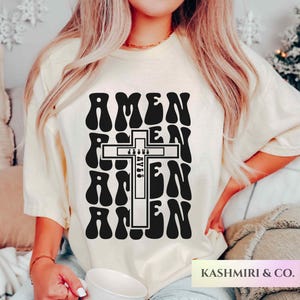 Christian Amen Shirt, Women Of The Bible Tee, Christian Women TShirt, Prayer Bible Study Tee, Praying Women Group Shirts, Jesus Church Shirt