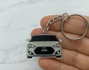 car key hyundai veloster keychain