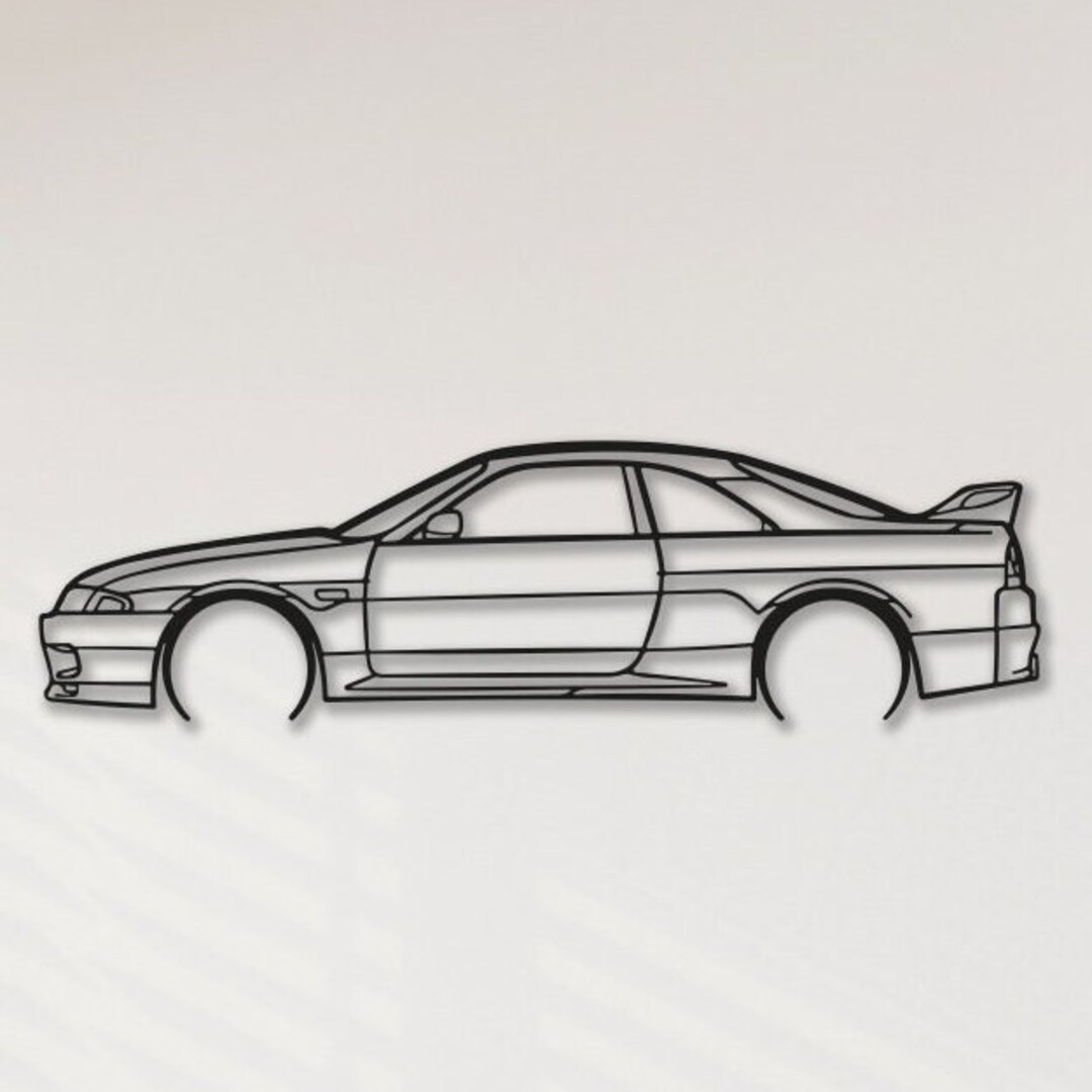 Nissan R33 Skyline GT-R Silhouette Skyline R33 Art Skyline - Etsy