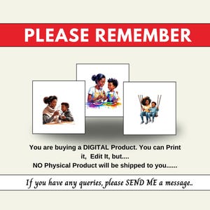 311 Black Mom & Son Clipart,mom and Son Clipart, Black Family Clipart