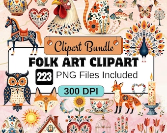Volkskunst clipart, eigenzinnigheid folklore frames png, eigenzinnige botanische volkskunst, boho-volkskunst, Scandinavische rustieke bloementuin bruiloft uitnodiging, met de hand getekend