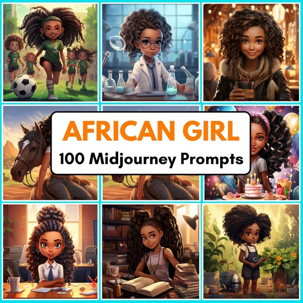 100+++ Midjourney Prompts For Black Women, Guide for AI Image Generation, AI Art, Ai Prompts Professional  African American Woman Leaders