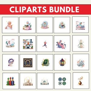 muslim clipart, islamic clipart, islam clipart, muslim girl png, Quran Clipart, Crescent Moon Clipart, Mosque Clipart, Muslim Journal Stickers,