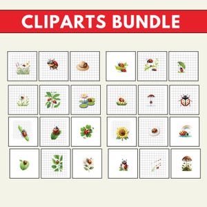 Cartoon Ladybugs, Ladybug Patterns, ladybug images, funny animal clipart, cute animal clipart, clipart animal,  illustration, clipart pack,  digital clipart, clipart clipart,