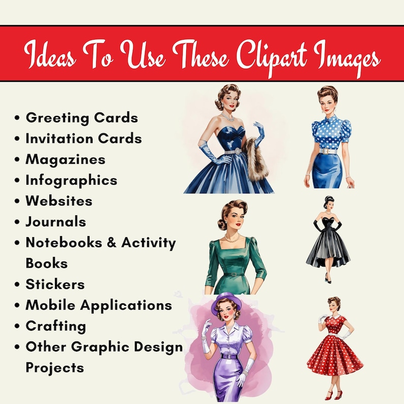 Retro beauty printables, Nostalgic women downloads, Retro housewife printables, Vintage pin-up posters, Retro women stickers,