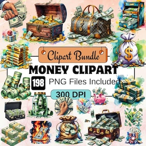 Clipart di denaro, immagini di denaro ad acquerello, pioggia di denaro png, denaro senza soluzione di continuità png, denaro pulito png, denaro che cade png, finanze denaro png, denaro png