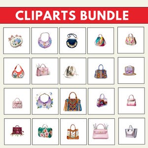 Designer Handbags, handbags png,,decoration clipart,digital clipart,flower handbag,junk journals,png clipart