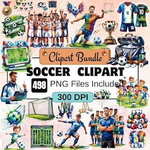 498 Clipart di calcio, bundle di clipart sportive PNG, bundle di clipart di calcio png, giocatore di calcio PNG, porta da calcio, squadra di calcio, giocatori di calcio png,