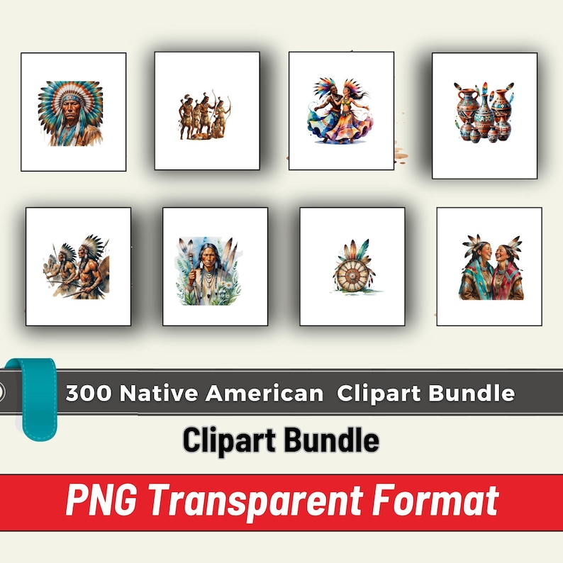 Native Images Text Native American Watercolor Clipart Bundle,african American Clipart ...