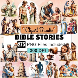 275 Bibelgeschichten Clipart, Bibelgeschichte PNG, Biblische Figuren Clipart, Bibelgeschichten, Biblische Menschen, Religiös, Geburt, Biblische Geschichte