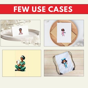 watercolor nurse clipart, nurse png, nurse sublimation, African American nurse clipart, black healthcare worker clipart,