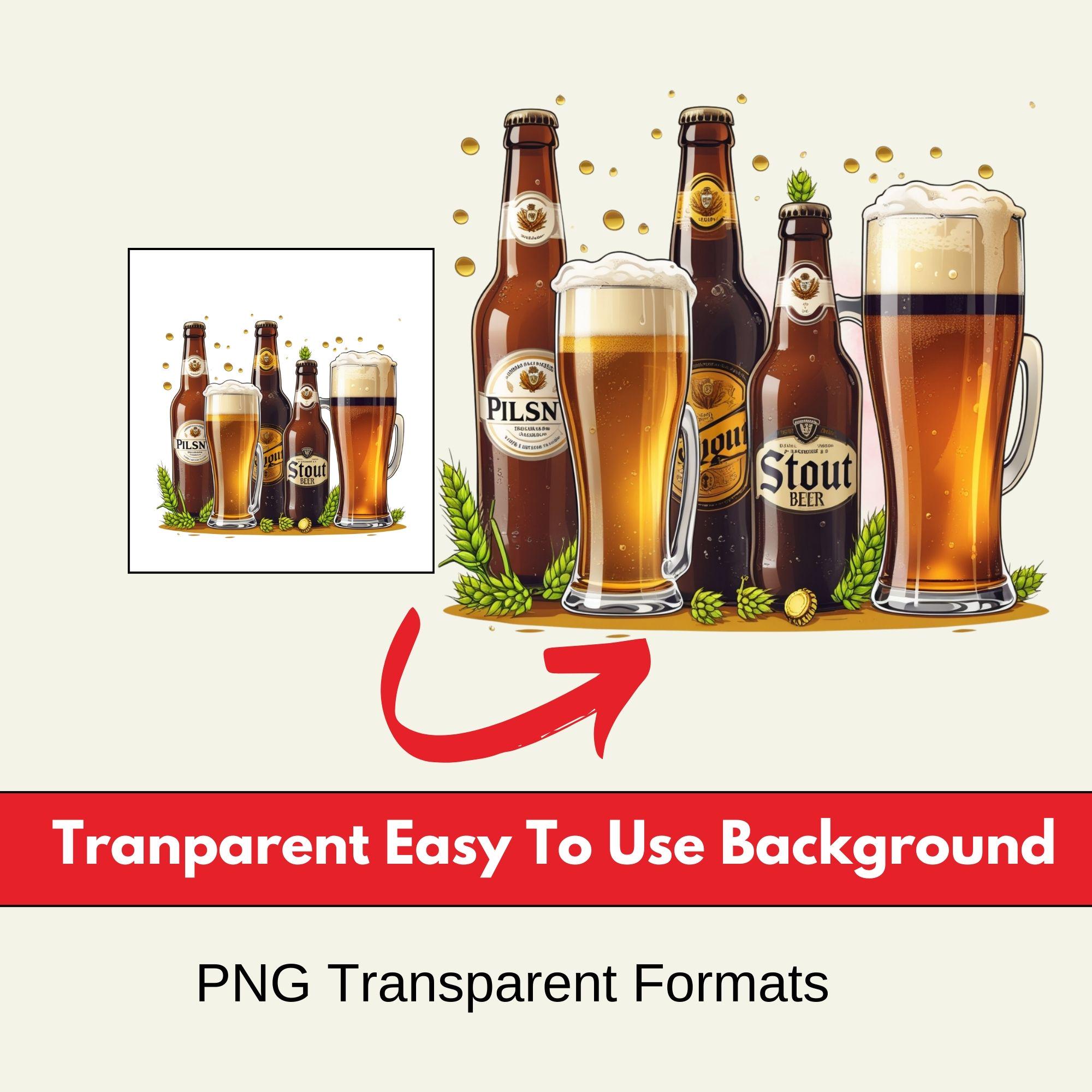 314 Watercolor Beer Clipart,beers PNG Printable Images, Lager and Ale ...