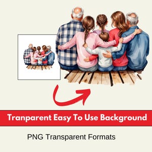 clipart, big family, clipart family, big family svg, big family png, sublimation design, Family  clipart,