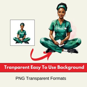 black woman nurse clipart, black male nurse clipart, nurse graduation clipart, nurse appreciation clipart, black doctor and nurse clipart,