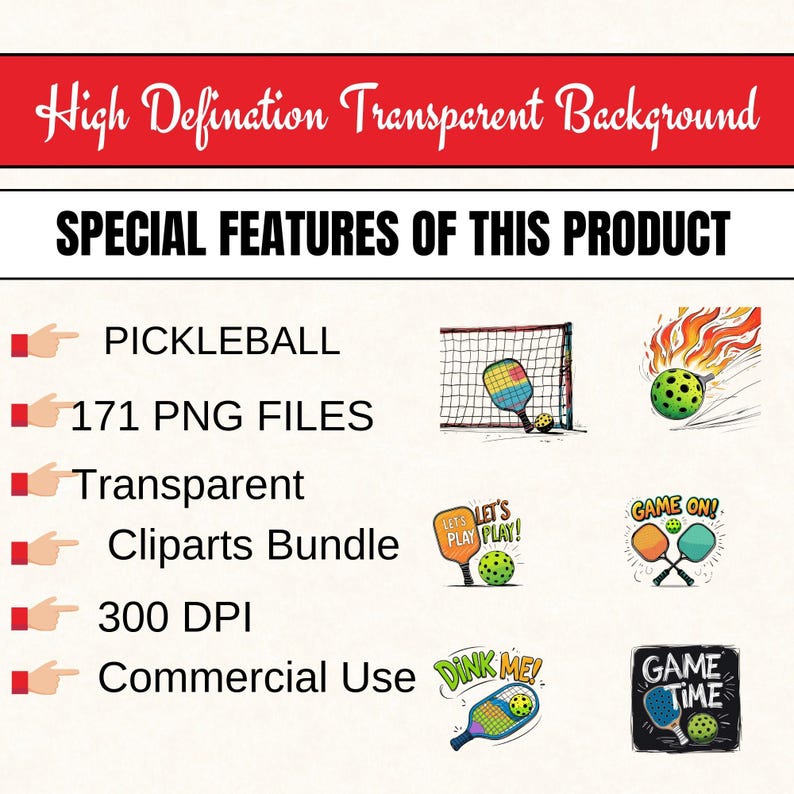 Sports Planner Clipart, Digital Planner Clipart, Printable Pickleball Stickers, Pickleball Team Clipart, Athletic Clipart, Pickleball Doodle Clipart, Sports Designsclipart bundle, sublimation design,