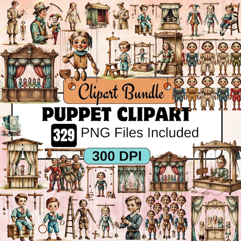 Wooden Puppets - Etsy