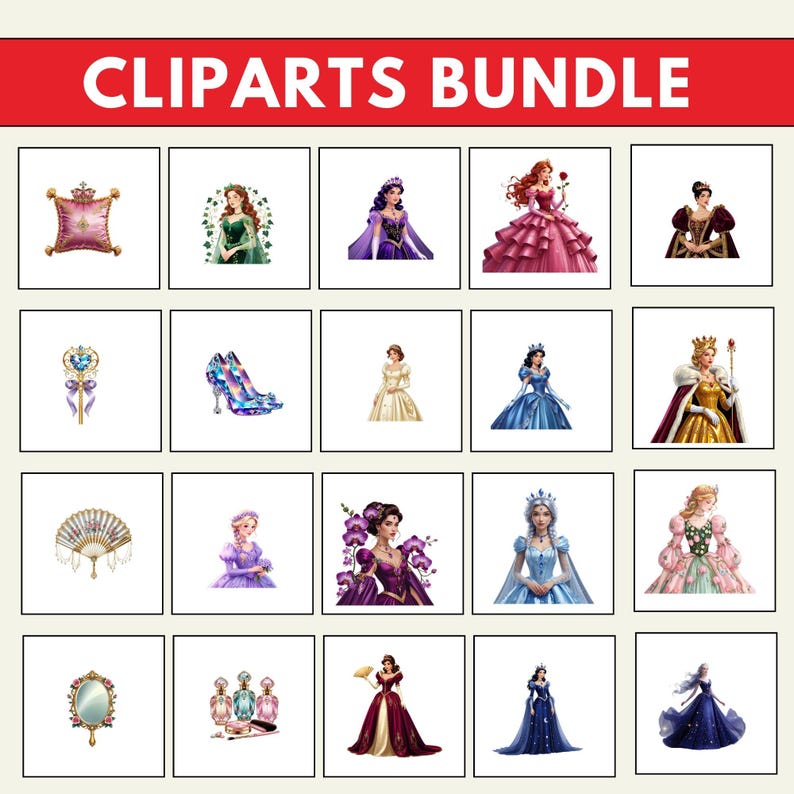 323 Cute Princess Clipart,fairy Tale Princess Png,princess Clipart ...