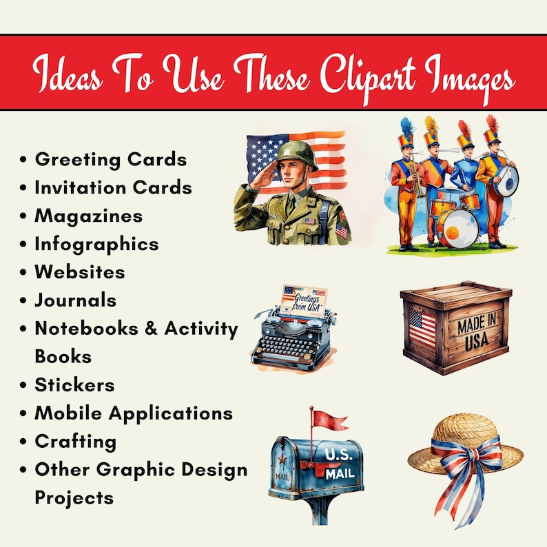 Nostalgic America, Patriotic Graphics, Retro American Flagh of July clipart,Independence day PNG, patriotic clipart,vintage Americana,4th of July Ephemera,retro 4th of july,Independence Day printable,patriotic junk journal, Patriotic Clipart,
