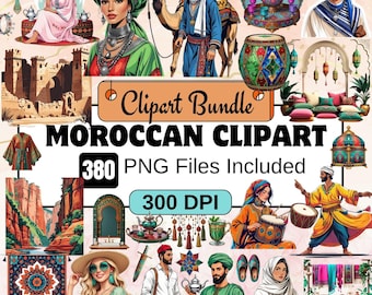 380Watercolor Moroccan Escape Clipart,Middle East PNG Clipart bundle,Morocco Clip Art,Travel PNG Moroccan Interior,Boho Clipart,Desert Vibes